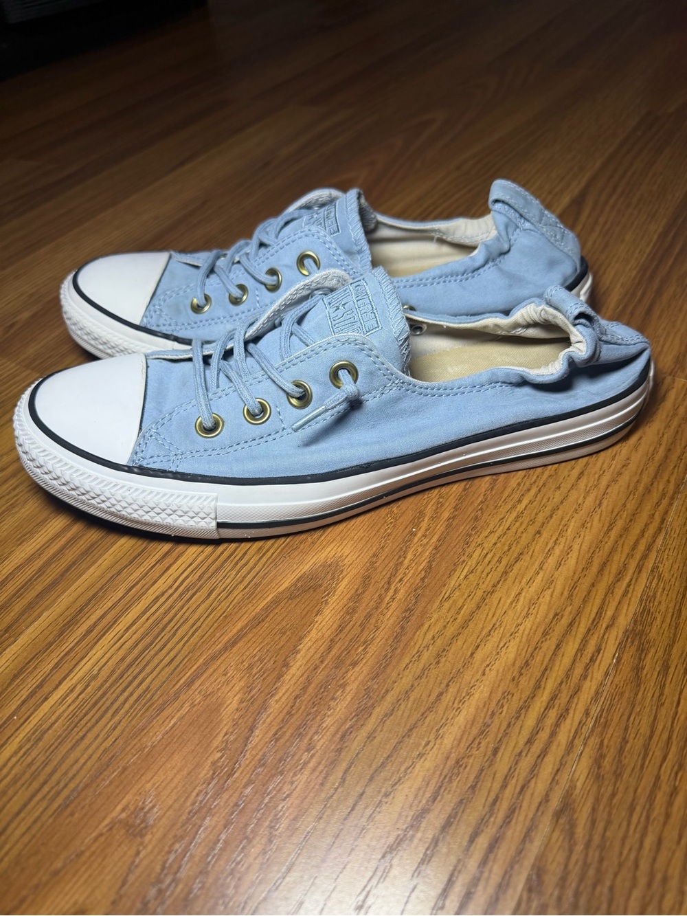 Converse Chuck Taylor All Star Shoreline Slip On Sneakers Blue 9 - Picture 2 of 6